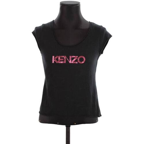 Vêtements Femme Daisy Street soleil print tie dye t-shirt dress Kenzo Top en coton Noir