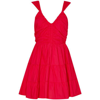 Vêtements Femme Robes courtes Liu Jo Robe rouge en popeline Rouge
