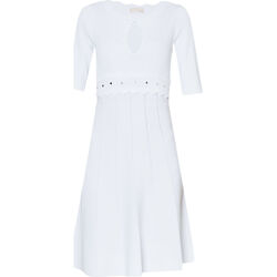 Vêtements Femme Robes Liu Jo Robe blanche avec clous Blanc