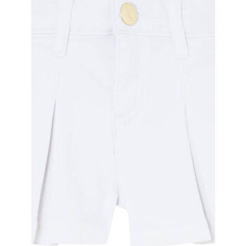 Vêtements Fille Shorts / Bermudas Liu Jo Short en coton stretch Blanc