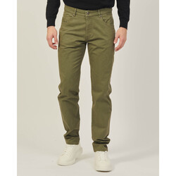 Vêtements Homme Pantalons Bugatti Pantalon 5 poches homme  à effet texturé Vert