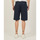 Vêtements Homme Shorts peplum / Bermudas BOSS Bermuda  en lin mélangé avec coupe fuselée Bleu
