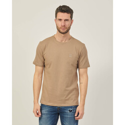 Vêtements Homme T-shirts & Polos BOSS T-shirt homme  en jersey de coton Marron