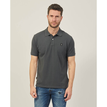 Vêtements Homme T-shirts & Polos Refrigue Polo homme  avec patch logo Gris