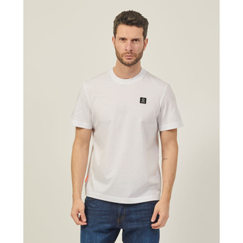 Vêtements Homme Tops / Blouses Suns T-shirt à col rond  en coton Blanc
