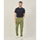 Vêtements Homme Pantalons BOSS Pantalon chino  pour homme en gabardine Vert