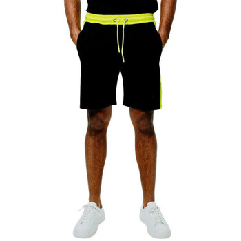 Vêtements Homme Shorts sleeve / Bermudas Chabrand Short homme  noir et jaune  60230105 - XS Noir