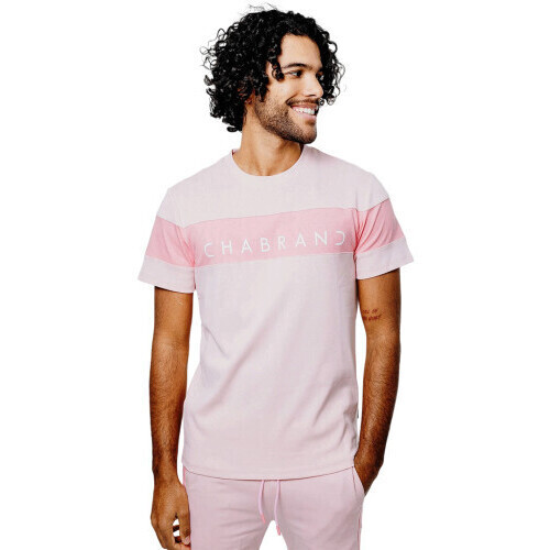 Vêtements Homme Apple Of Eden Chabrand Tee shirt homme  rose  60230603 - XS Rose