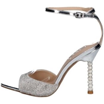 Chaussures Femme Tods chain-link detail sandals Exé Shoes Exe' joy Sandales Femme Argenté