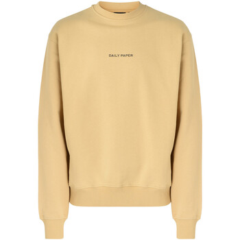 sweat-shirt daily paper  sweatshirt  en coton beige 