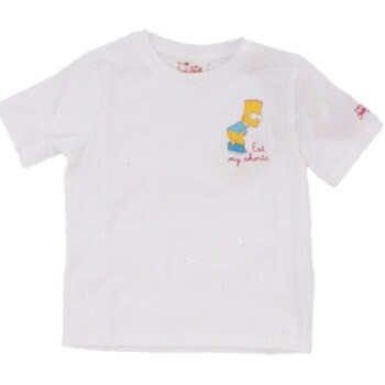 Vêtements Garçon T-shirts manches courtes Mc2 Saint Barth TSH0001 00602F Blanc