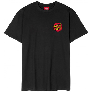 Vêtements Homme T-shirts manches courtes Santa Cruz - CLASSIC DOT CHEST  Noir