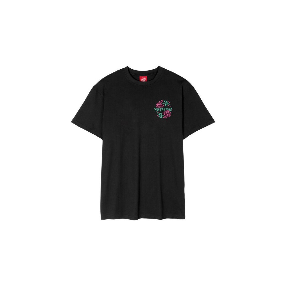 Vêtements Homme T-shirts manches courtes Santa Cruz - DRESSEN ROSE CREW TWO  Noir