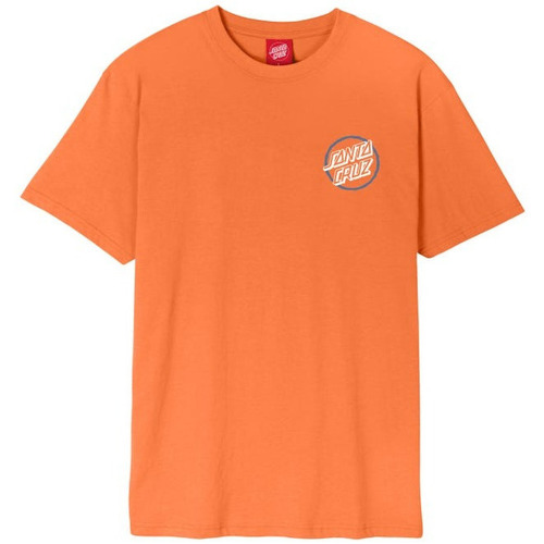 Vêtements Homme T-shirts manches courtes Santa Cruz - BREAKER CHECK OPUS DOT  Orange