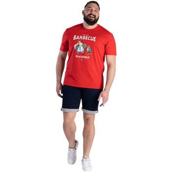 Ruckfield Tee-shirt col rond Rouge