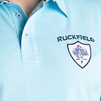 Ruckfield Polo en maille piqué Bleu