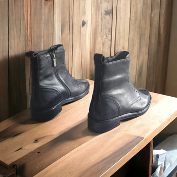 Chaussures Femme Boots Bocage Boots Bocage cuir noir neuves Noir