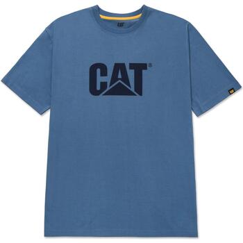 Vêtements Homme T-shirts manches longues Cat Lifestyle FS10691 Bleu