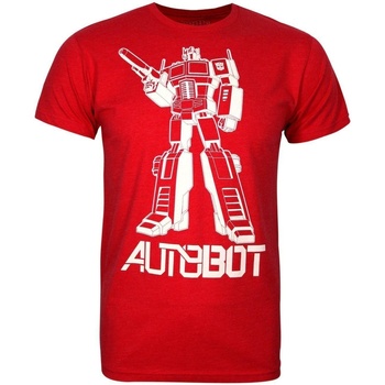 Vêtements Homme T-shirts manches longues Transformers Autobot Rouge