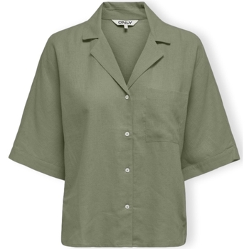 Vêtements Femme Tops / Blouses Only Noos Tokyo Life Shirt S/S - Oil Green Vert