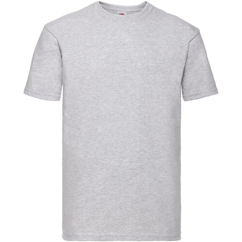 Vêtements Homme T-shirts manches longues Fruit Of The Loom SS044 Gris
