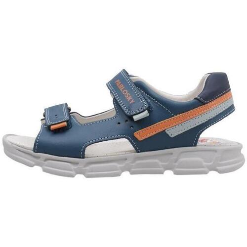 Chaussures Garçon Sandales et Nu-pieds Pablosky 513210 Bleu