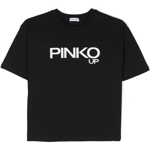 Vêtements Femme Blazer 36 - T1 - S Noir Pinko PINKO UP T-SHIRT CON LOGO Art. S4PIJGTH225 