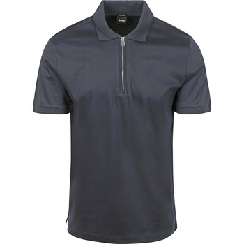 Vêtements Homme T-shirts & Polos BOSS Polo Polston Marine Bleu