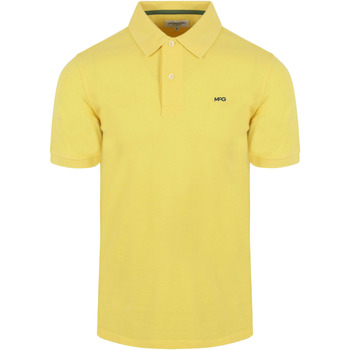 t-shirt mcgregor  classic polo piqué jaune 