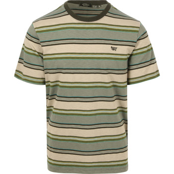 Vêtements Homme T-shirts & Polos Superdry T-Shirt Rayures Vert Vert
