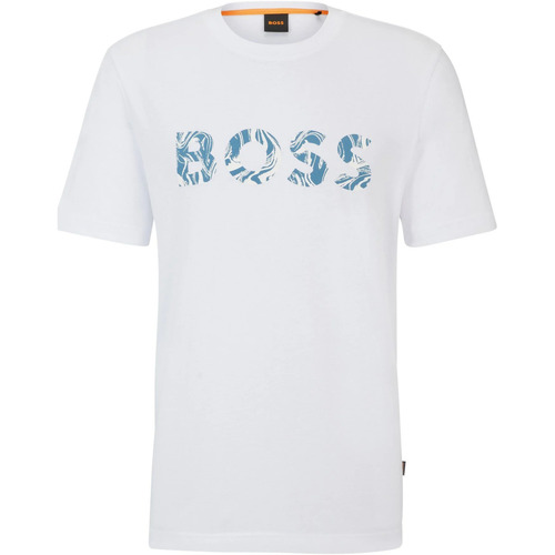 Vêtements Homme T-shirts & Polos BOSS  Blanc