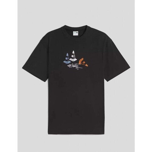 Vêtements Homme T-shirts manches courtes Trinomic Puma  Noir