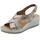 Chaussures Femme Sandales et Nu-pieds Enval 5781133 Capra Beige