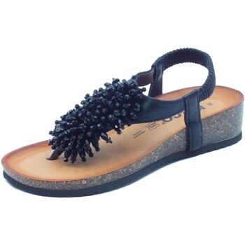 Chaussures Femme Tongs IgI&CO 5698400 Nappa Laminato Noir