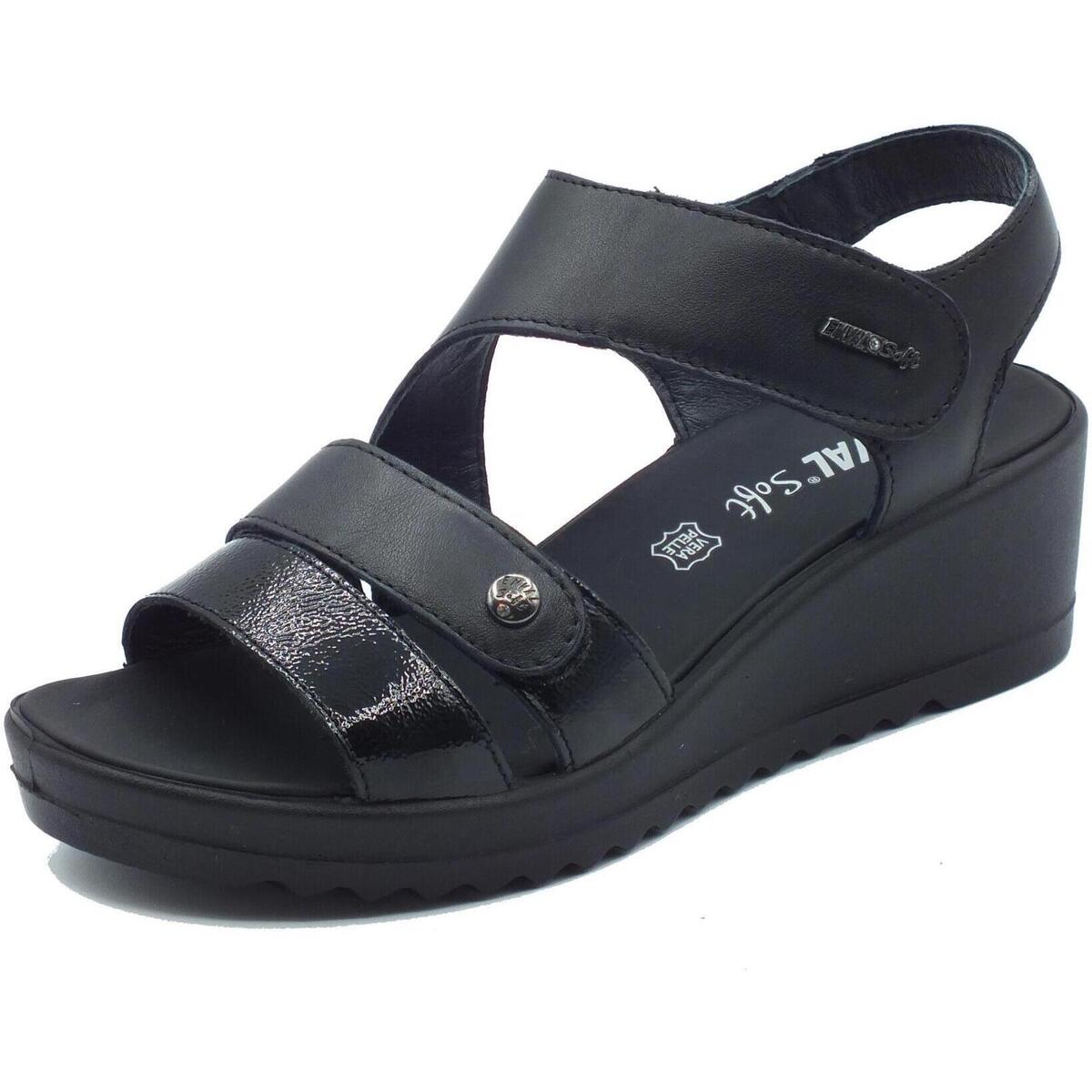 Chaussures Femme Sandales et Nu-pieds Enval 5781000 Nappa Soft Noir