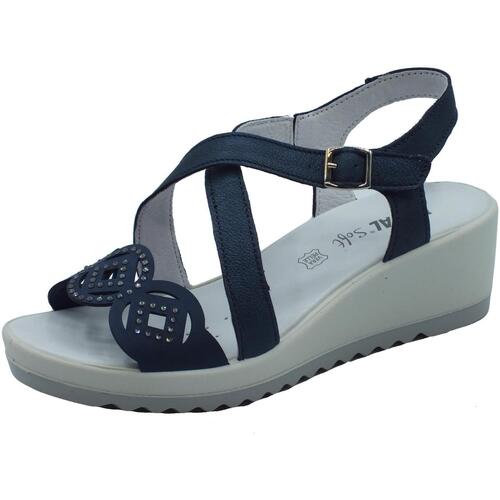 Chaussures Femme Sandales et Nu-pieds Enval 5781211 Capra Bleu