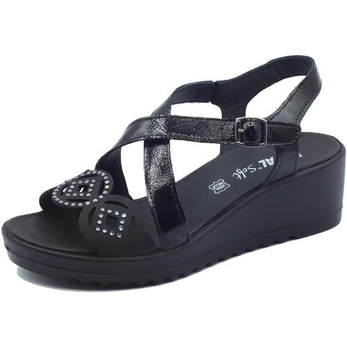 Chaussures Femme Pantoufles / Chaussons Enval 5781200 Naplak Noir