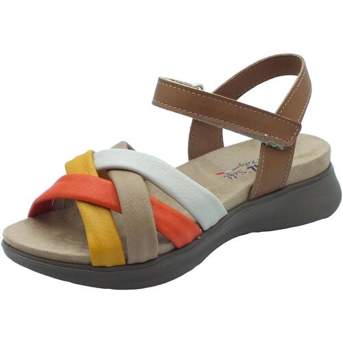 Chaussures Femme Sandales et Nu-pieds Enval 5788633 Vitello Multicolore