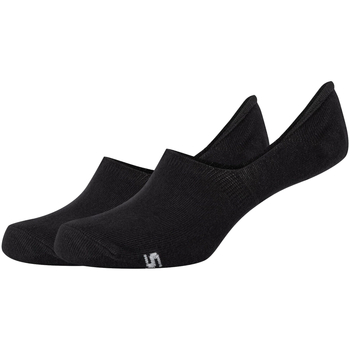 Sous-vêtements Chaussettes de sport Skechers 2PPK Basic Footies Socks Noir