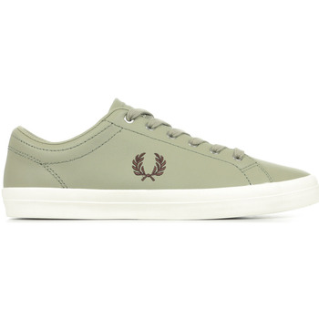 Chaussures Homme Baskets mode Fred Perry Baseline Leather Gris
