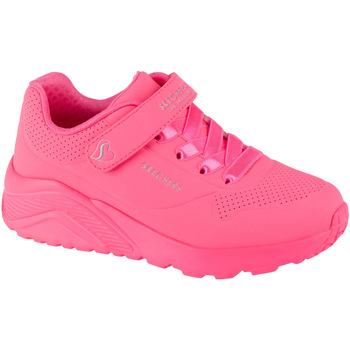 Chaussures Fille Baskets basses Skechers Uno Lite Rose