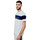 Vêtements Homme Débardeurs / T-shirts sans manche Chabrand Tee shirt homme  blanc et bleu  60230801 - XS Bleu