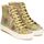 Chaussures Femme Baskets montantes Goby CW2017 beige