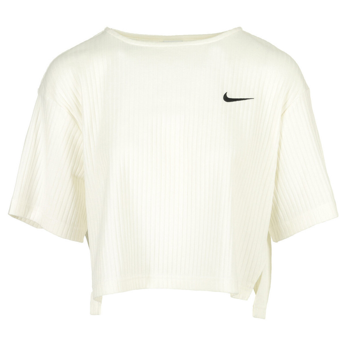 Vêtements Femme T-shirts manches courtes Nike Wms Nsw Rib Jersey Top Blanc