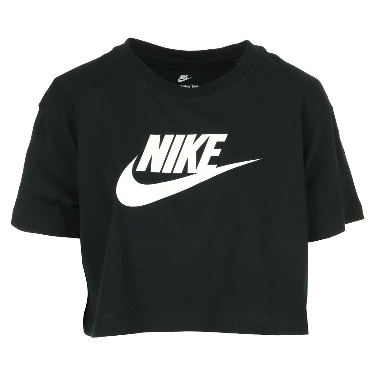Vêtements Femme T-shirts manches courtes Nike Wms Nsw Tee Essential Crp Icn Ftr Noir