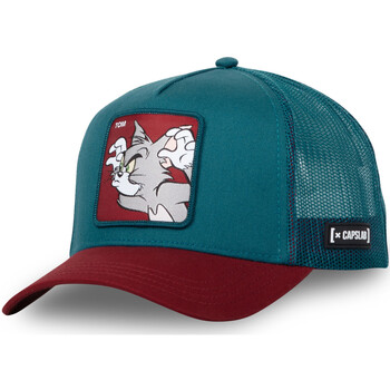 Capslab Casquette homme trucker Tom and Jerry Tom Bleu