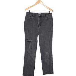 Vêtements Femme Jeans Hollister jean droit femme  40 - T3 - L Gris Gris