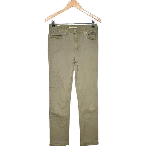 Vêtements Femme Jeans Levi's jean droit femme  38 - T2 - M Vert Vert