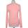 Vêtements Femme T-shirts & Polos Esprit top manches longues  40 - T3 - L Rose Rose