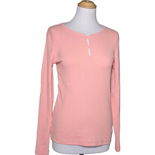 Vêtements Femme T-shirts & Polos Esprit top manches longues  40 - T3 - L Rose Rose